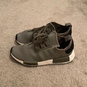 adidas olive nmds, size 8.5, gently used